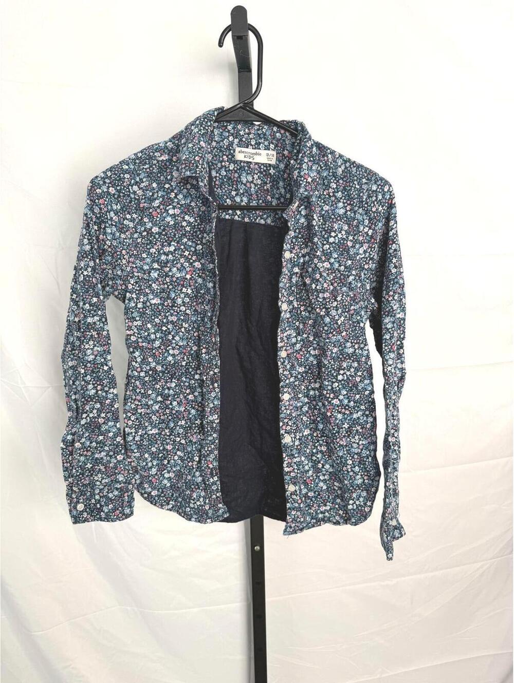 Abercrombie Kids Floral Button-Up Shirt Size 13/14